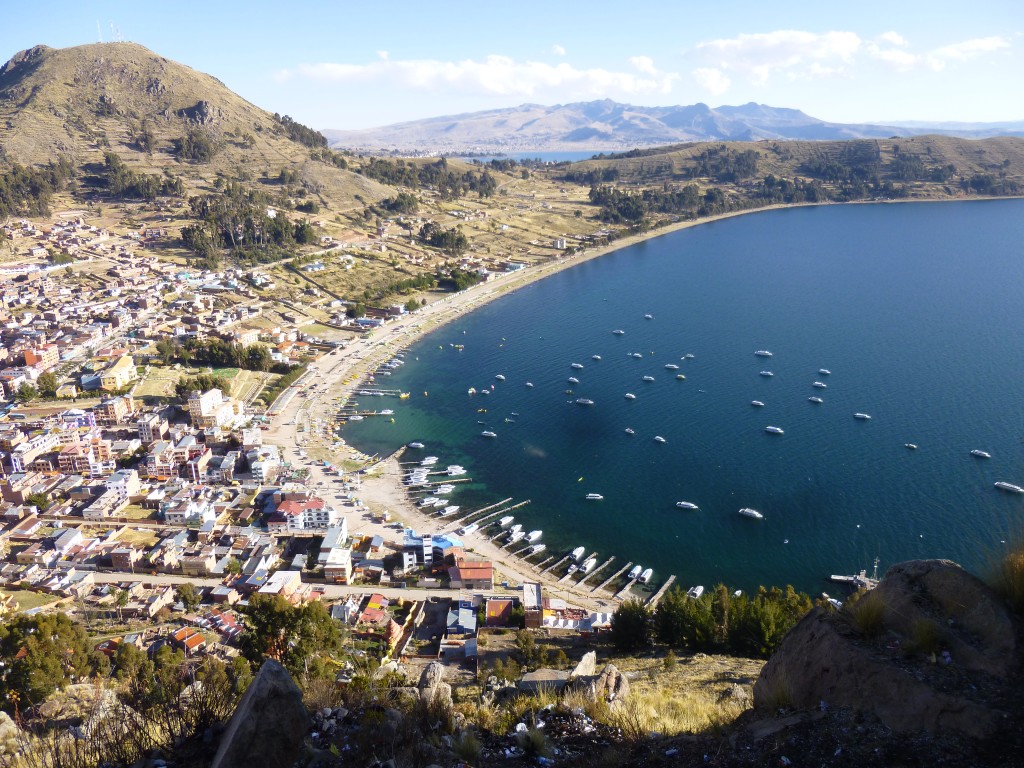 Copacabana on Lake Titicaca - Backpacking South America