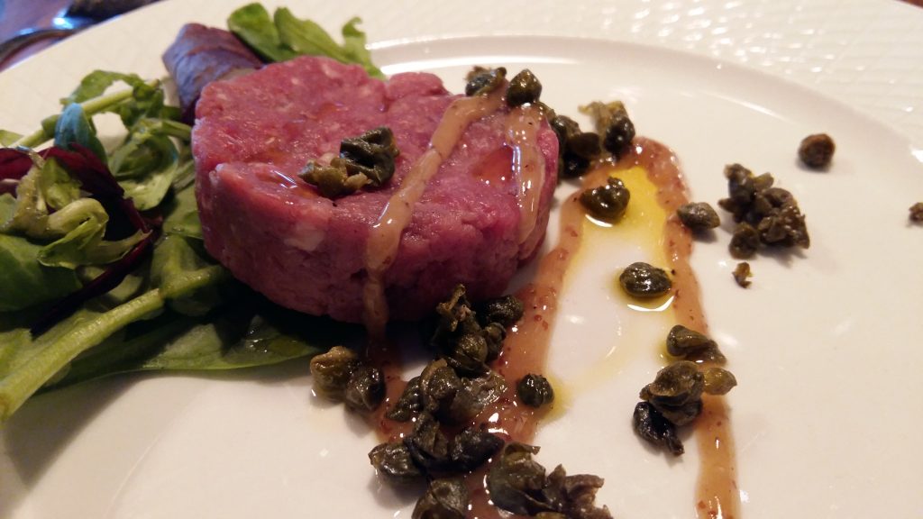 Dinner at Djurönäset - Steak Tartare