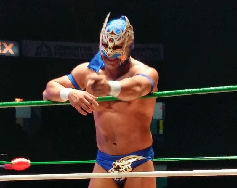 One of the Luchadores at a Lucha Libre Match in Mexico City