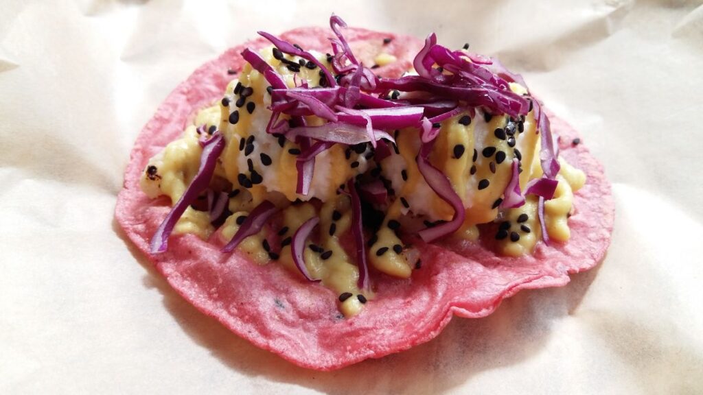 Vegan Taco from La Pitaya Vegana - Vegan Restaurant in Mexico City