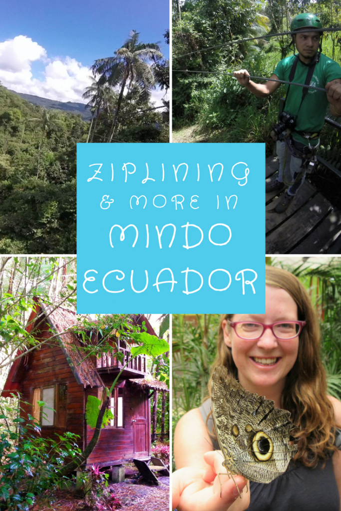 Ziplining in Mindo Ecuador extreme sports