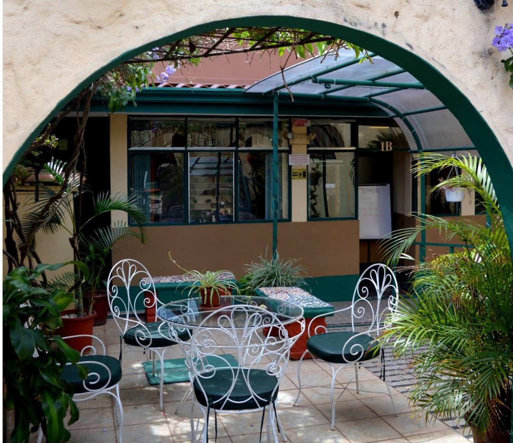 inside the Spanish School in Costa Rica