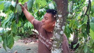 Taste Belize Food Tour - At Ixcacao Maya Chocolate Farm with owner Juan