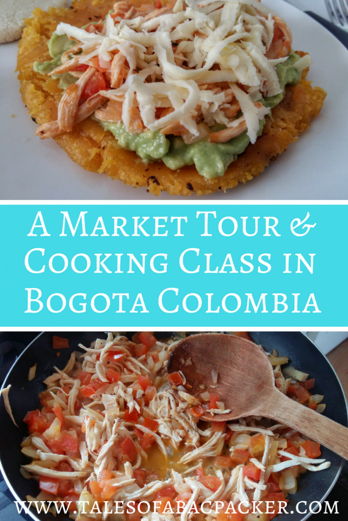 Wondering what to do in Bogota Colombia? How about a farmers' market tour and Colombian cooking class with a local? 5Bogota has just the tour for you, which for me is one of the best things to do in Bogota! #bogota #Colombia# ColombianFood #MarketTour #CookingClass #Foodie #Travel