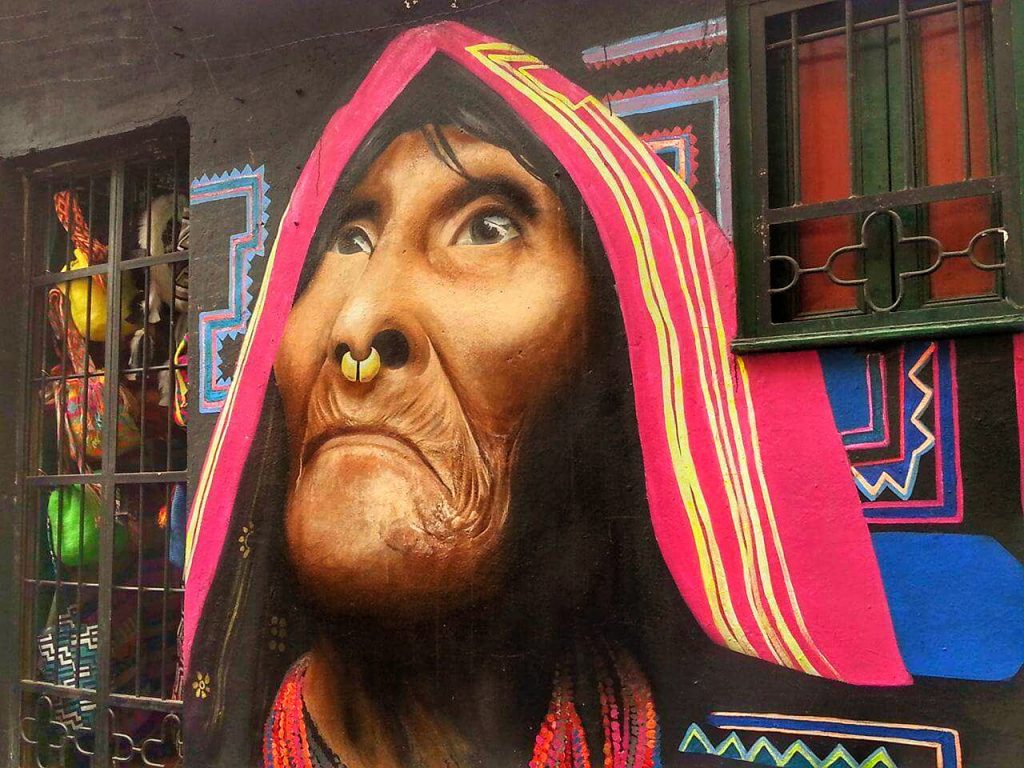 Stunning Street Art in Bogota Awesome budget things to do in Bogota Colombia - what to do in Bogota for Backpackers