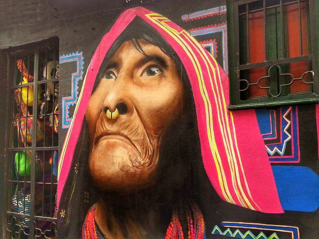 Street Art in Bogota Colombia - Backpacking South America Backpackers Guide to South America on a Budget