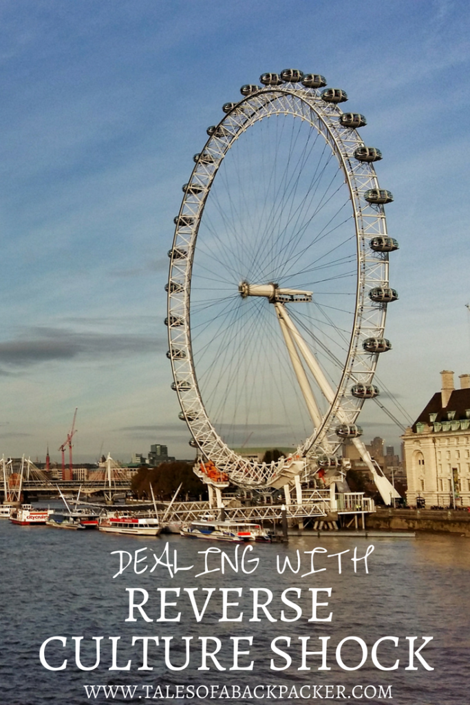 Returning home after living or studying abroad can be difficult, and reverse culture shock affects many people when they come home after travelling long term. Here's my take on dealing with reverse culture shock. #travel #culture #cultureshock #reversecultureshock #longtermtravel #backpacking #expat #home