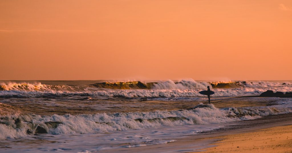 Surfer on the Beach