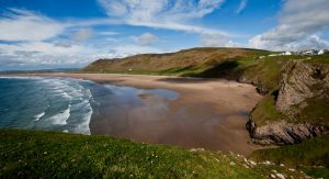 Rhossili Bay in Gower, South Wales - the Best Places to visit in the UK on a Budget