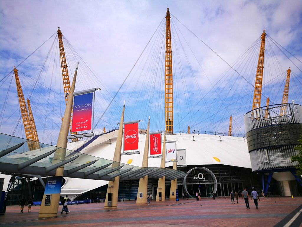 The O2 Arena in London, aka the Millenium Dome