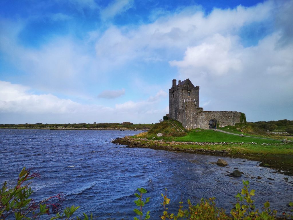 Dunguaire Castle on the shores of Galway Bay - Touring Southern Ireland