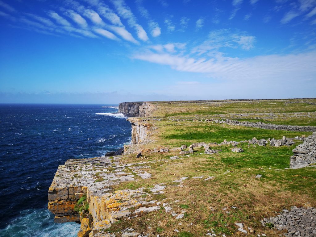 The Cliffs of Inis Mor on the Aran Islands