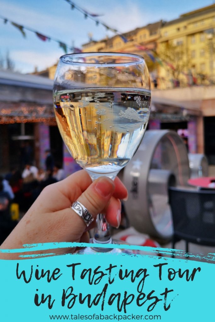As I don’t drink beer I was on the look-out for fun things to do in Budapest which don’t involve beer, so I was thrilled when I came across a wine tasting in Budapest, which started just down the road from my hostel.&nbsp; I signed up on the Airbnb Experiences page for a Budapest Wine Tasting Tour with Urban Adventures, and here is my review of the tour together with all the drinks you should try on any wine tasting in Budapest! #Budapest #Hungary #WineTasting #Wine #HungarianWine #WombatsTraveller #BudapestWineTasting #Europe