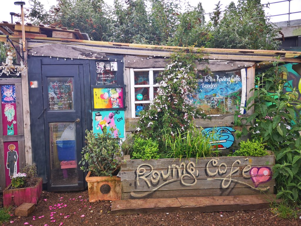 Inside the Nomadic Community Garden