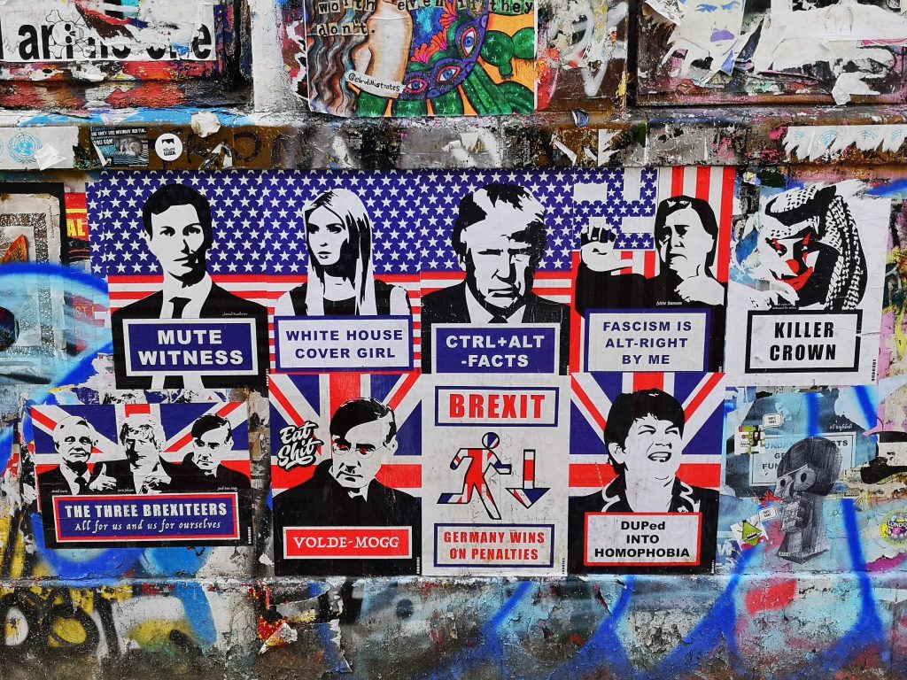 You Might Find a Few Political Statements on the Street Art on Brick Lane!
