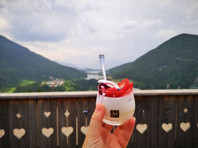 Heavenly Ice Cream with a View in Trentino