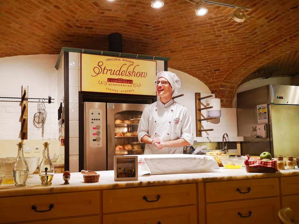 The Strudel Show in Vienna is the place to try the best apple strudel in Vienna