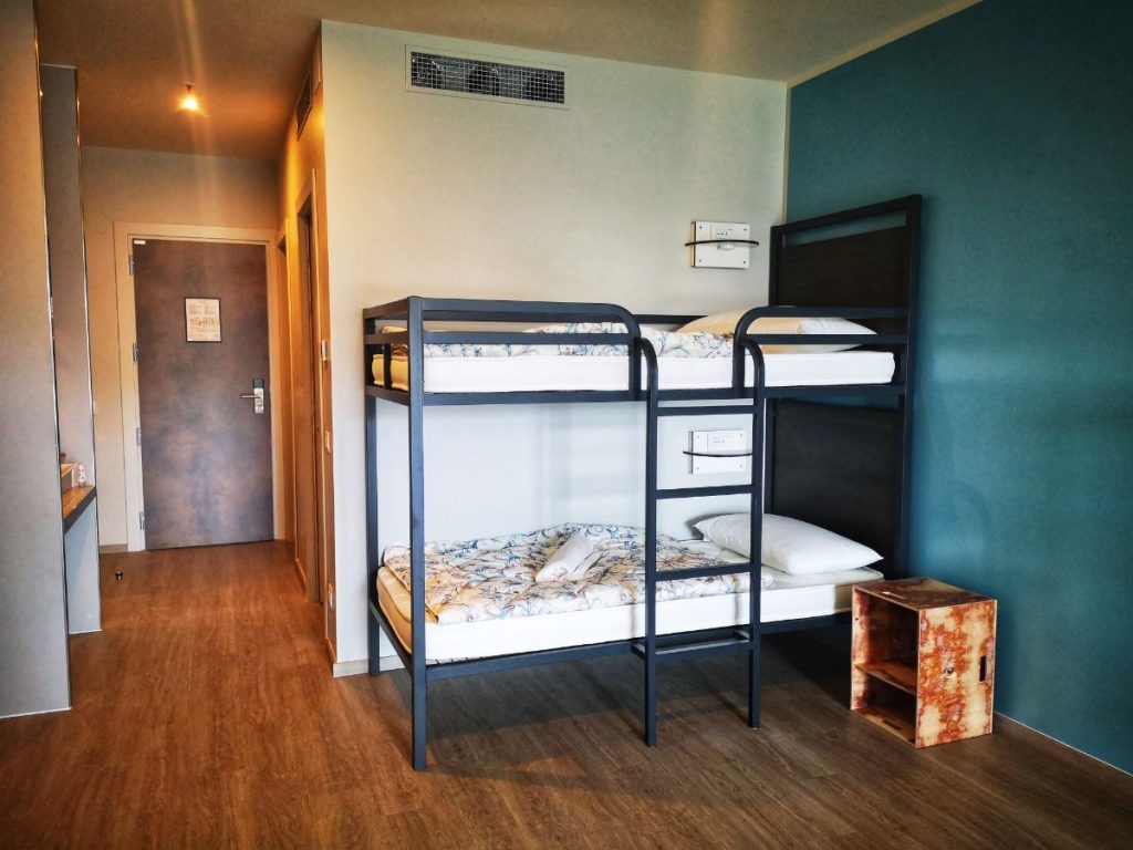An 8 Bed Dorm Room at Wombat's Venice - The Best Place to stay in Venice on a Budget