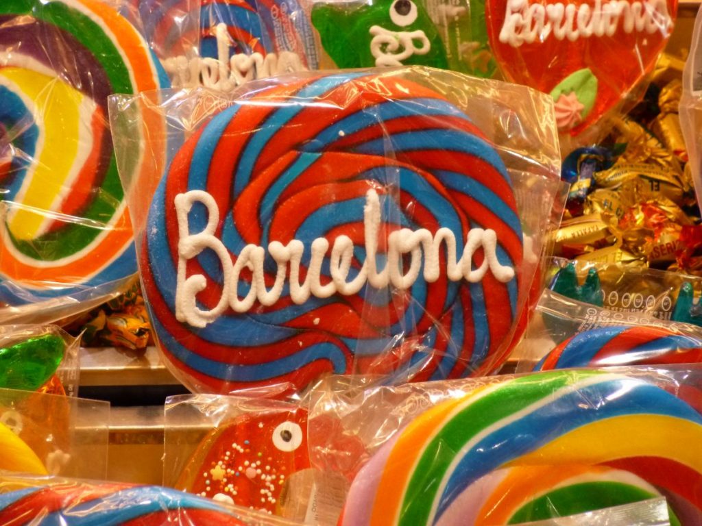 Barcelona Lolly in the Boqueria Market