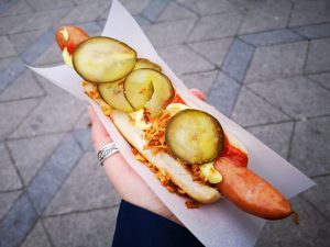 A Danish Hotdog - Must Eat in Copenhagen Denmark
