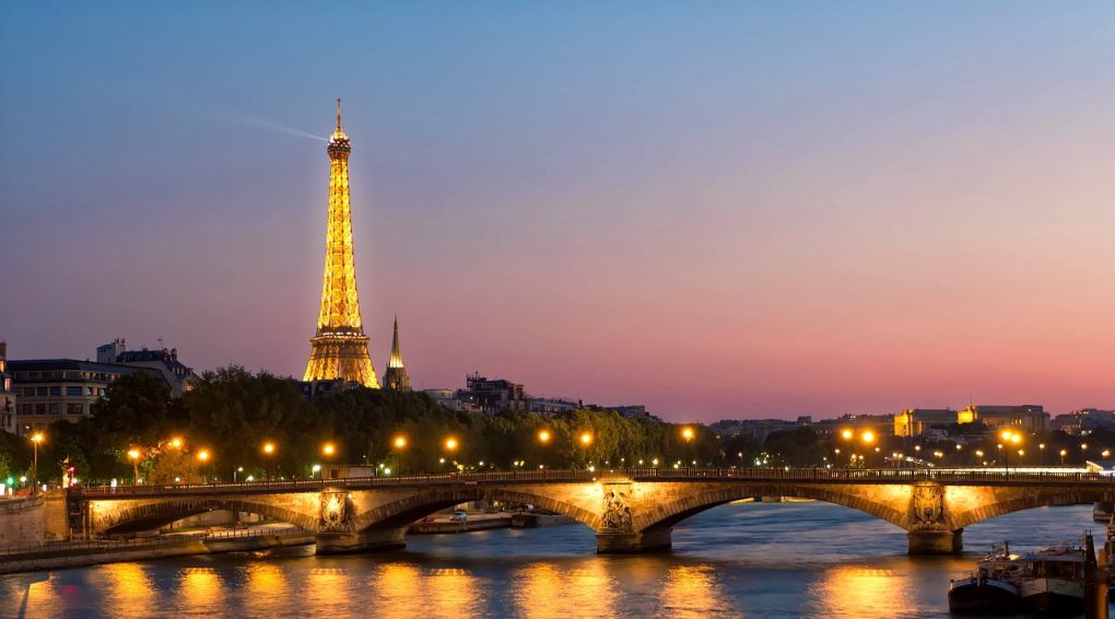 The Eiffel Tower in Paris - One of the Most Romantic Cities in Europe