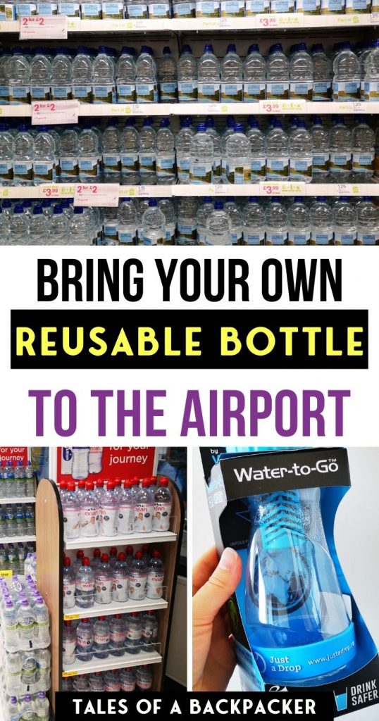 Bring your own Reusable Bottle to the Airport