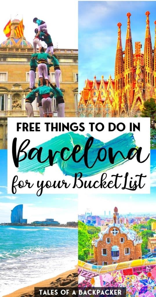 Free Things to do in Barcelona for your Bucket List