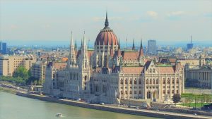 Hungarian Parliament Building in Budapest
