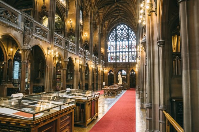 Inside John Rylands Library - Things to do in Manchester