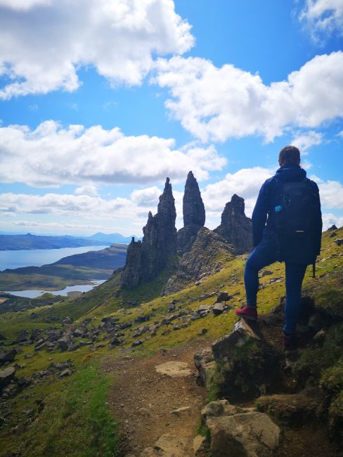 Hiking in Scotland with my Water to Go Bottle