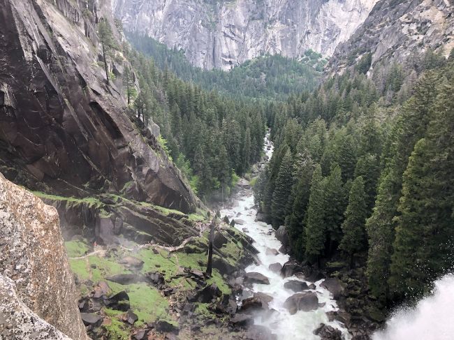 Vernal Falls in Yosemite National Park Credit Crazy Family Advennture