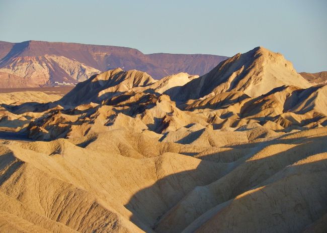 Sand Dunes and Rock in Death Valley National Park