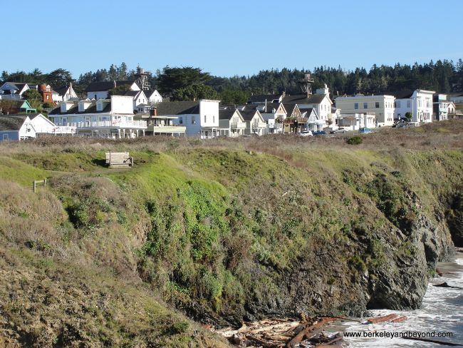 Mendocino town from Headlands