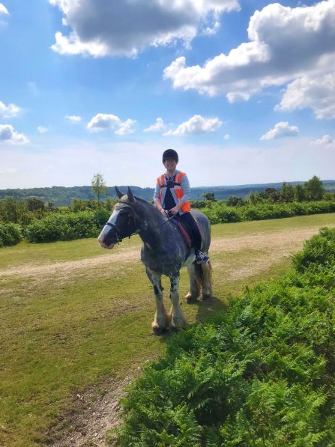 Me and my Ride Nina - Horseriding in the New Forest