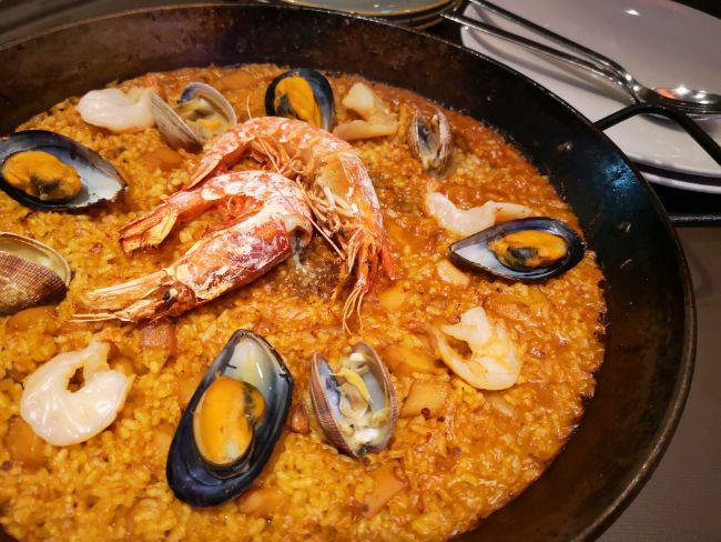 Seafood Paella in Spain