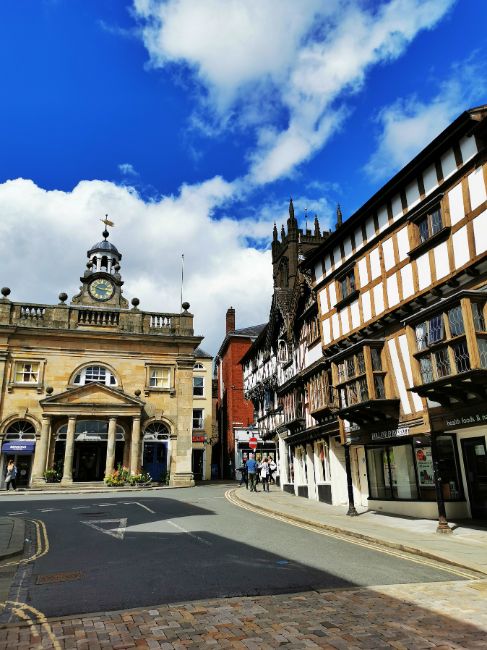 Buttercross and Other Listed Buildings in Ludlow Old Town