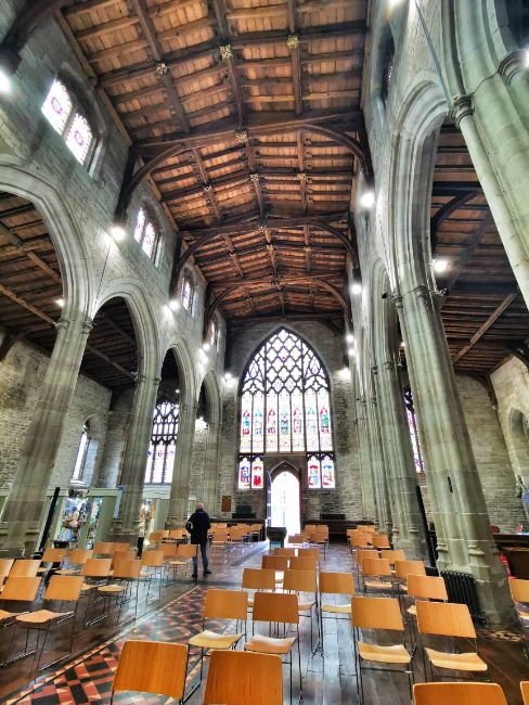Inside St Laurences Church in Ludlow - Things to do in Ludlow
