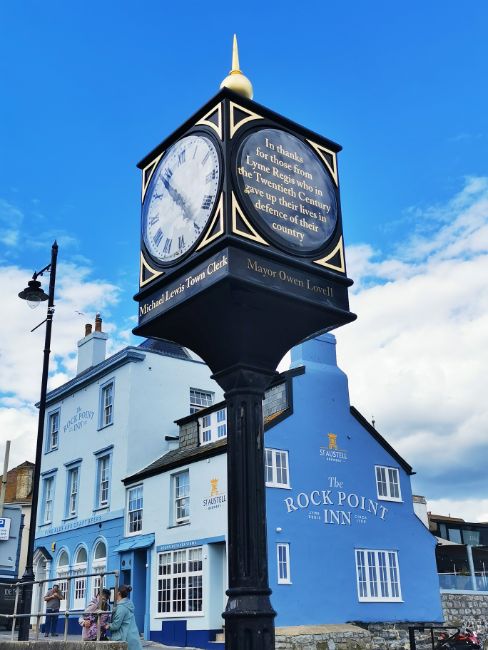 The Clock Tower in Cobb Gate Car Park, dedicated to servicemen & women who lost their lives