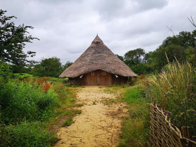 Greystones Nature Reserve Replica Iron Age Roundhouse