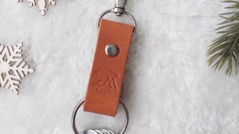 Image for Leather Travel Keychain