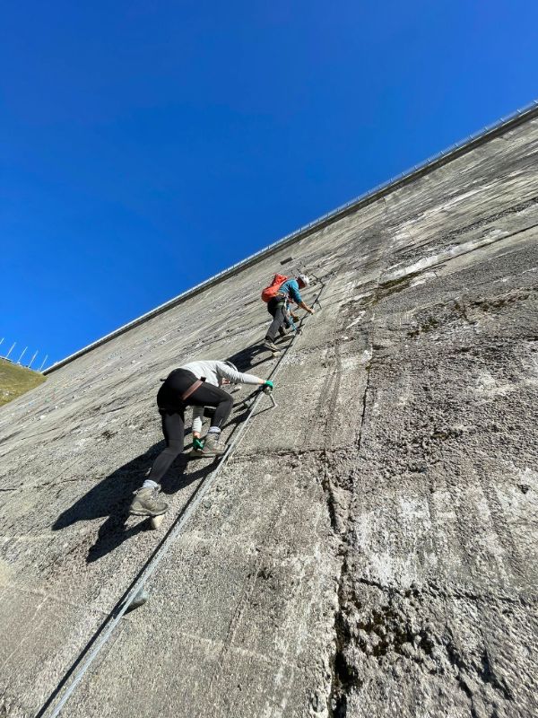 Me Getting Stuck on the Via Ferrata