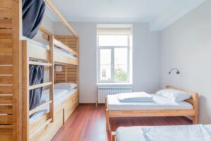 A Bright Clean Hostel Dorm - Hostel Essentials Packing List