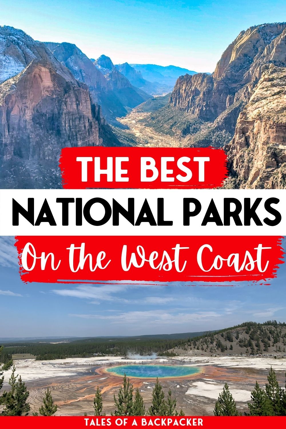 Pin for The Best National Parks on the West Coast