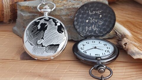 Image for World Map Engraved Pocket