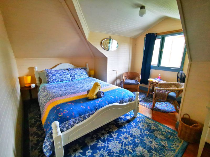 A bedroom upstairs in No. 14 Lovel St