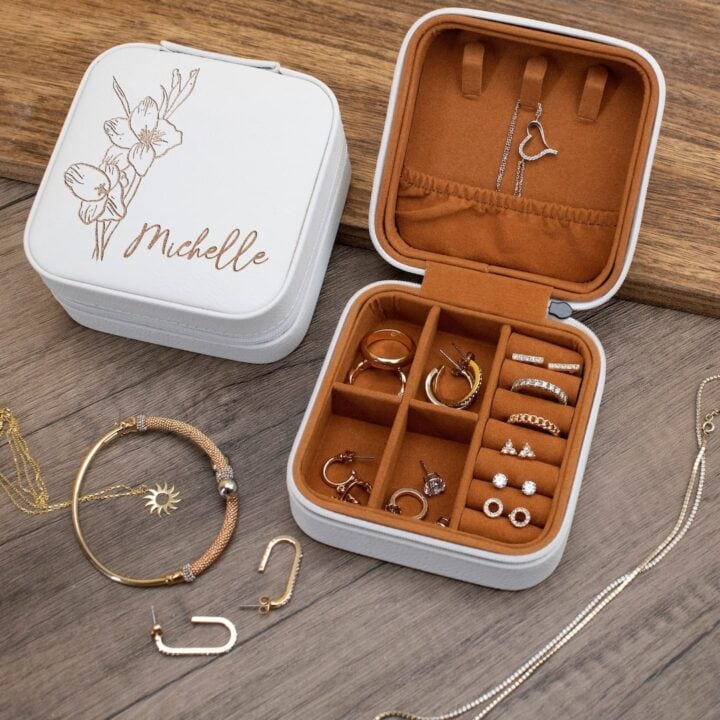 Image for Personalized Travel Jewelry Box