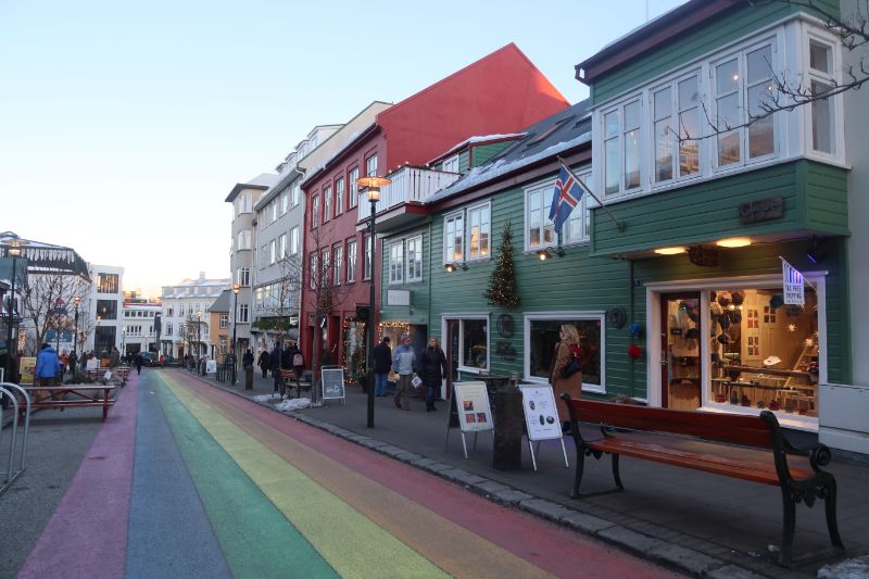 Rainbow street - What to do in Reykjavik for Free