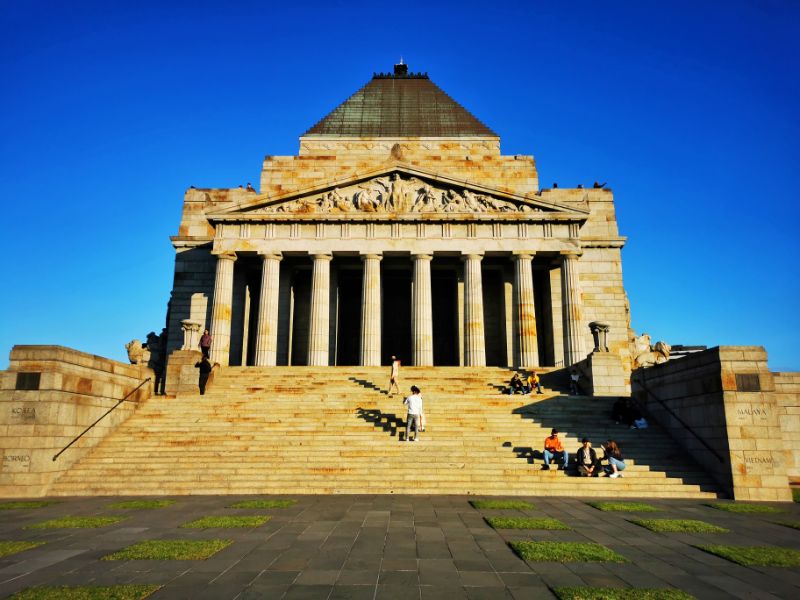 Melbourne Shrine of Remembrance- Free Things to do in Melbourne