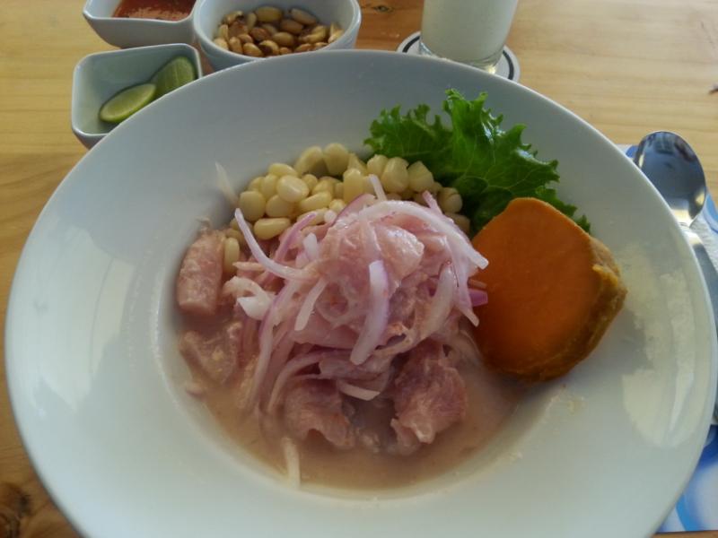 A Plate of Ceviche in Peru